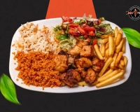 Assiette chicken rouge