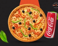 Menu pizza végétarienne