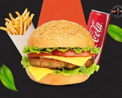 Menu whooper simple burger