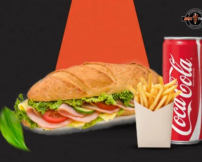 Menu sandwich parisien