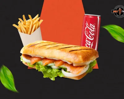 Menu panini saumon