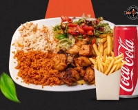 Menu assiette chicken rouge