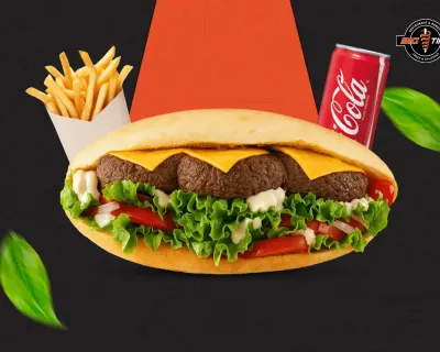 Menu sandwich triple X