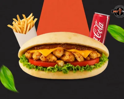 Menu sandwich escalope