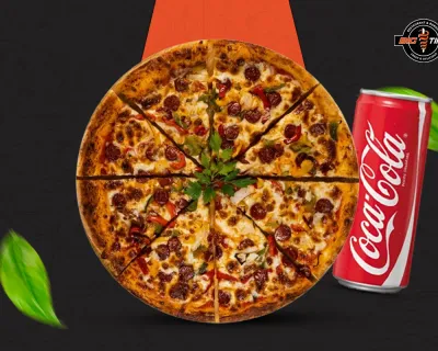 Menu pizza orientale