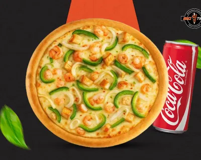 Menu pizza fruits de mer