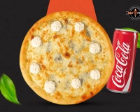 Menu pizza blanche neige